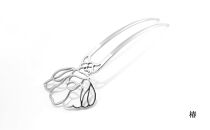 【地元職人の逸品】【ギフトにもおすすめ】ステンレス製かんざし「椿」