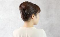 【地元職人の逸品】【ギフトにもおすすめ】ステンレス製かんざし「椿」