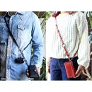 ショルダーリングストラップ&nbsp;Lサイズ&nbsp;栃木ブラック&nbsp;【Ricky’s】&nbsp;ショルダーストラップ&nbsp;ネックストラップ&nbsp;栃木レザー&nbsp;本革&nbsp;リッキーズ