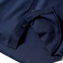 DJS-004&nbsp;decollouomo&nbsp;メンズドレスシャツ半袖（生地／コンコルド）ネイビー／Lサイズ