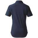 DJS-004&nbsp;decollouomo&nbsp;メンズドレスシャツ半袖（生地／コンコルド）ネイビー／XLサイズ