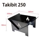 Takibit250+Takibit アイアン 焚き火台 スタンド セット