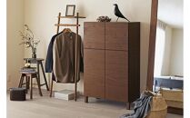 【開梱設置】高野木工&nbsp;レッチェ&nbsp;80ハイキャビネット&nbsp;WN【10年保証】