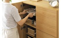 【開梱設置】高野木工&nbsp;レッチェ&nbsp;80ハイキャビネット&nbsp;WO【10年保証】