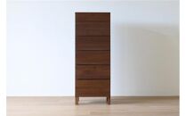 【開梱設置】高野木工&nbsp;レッチェ&nbsp;50リビングハイチェスト&nbsp;WN【10年保証】