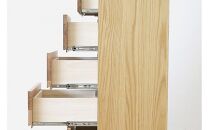 【開梱設置】高野木工&nbsp;レッチェ&nbsp;50リビングハイチェスト&nbsp;WO【10年保証】