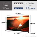 TVS REGZA【標準設置費込み】有機ELテレビ REGZA ( レグザ ) 77V型 [4K対応 /BS・CS 4Kチューナー内蔵 /YouTube対応] 77X9900M【 テレビ TV 77型 77インチ 77V 有機EL 4K X9900M series タイムシフトマシン搭載 家電 人気 おすすめ 】