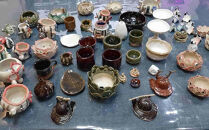 陶芸体験(電動ろくろ）ペアチケット　かき氷・パンケーキも楽しめるアトリエカフェで体験！