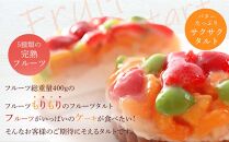 フルーツ鬼盛り！大満足フルーツタルト 5号＜フレッシュタルトのお店STYLE＞