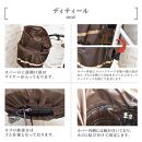 マルチサイズ：サイドポケット付きフロント用バスケットカバー（自転車用前カゴカバー)ネイビー