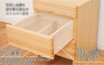 九州産ヒノキチェストなごみ45センチ幅3段