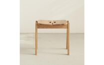 積み重ねできる無垢の板座スツール&nbsp;AKI&nbsp;持手付&nbsp;ホワイトオーク&nbsp;スタッキング