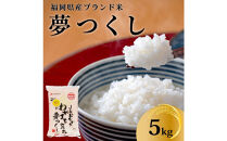 【化粧箱入り】令和7年産&nbsp;福岡県産米&nbsp;夢つくし&nbsp;5kg&nbsp;(&nbsp;5kg×1袋&nbsp;)