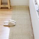 [ベージュ]優踏生&nbsp;洗いやすい&nbsp;キッチンマット&nbsp;約60cm×300cm&nbsp;洗える&nbsp;滑り止め&nbsp;防汚