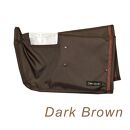 配色パイピング入り自転車用ハンドルカバー　ダークブラウン