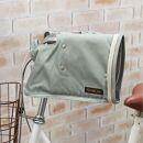 配色パイピング入り自転車用ハンドルカバー　アイス