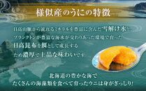 【先行予約/2026年3月より発送開始】【えりも漁協】北海道様似産エゾバフンウニ　春うに塩水パック　100ｇ×１パック