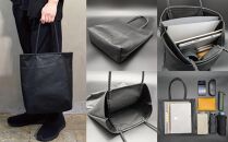 【-LESS&nbsp;PREVAIL】Revive／クッションコードトート　Ｍ（ブラック）　PSTB-6001