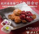 ご家庭用 大容量 紀州南高梅 つぶれ梅 うす塩としそ漬の詰合せ ［YM17］