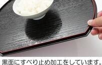 業務用セット&nbsp;半月盆&nbsp;約39cm&nbsp;尺三&nbsp;50枚組&nbsp;滑り止め加工&nbsp;紀州漆器&nbsp;開業&nbsp;ホテル&nbsp;旅館&nbsp;お盆&nbsp;トレー&nbsp;トレイ&nbsp;たくさん&nbsp;ランチョンマット［YS2］