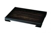 紀州漆器&nbsp;尺六&nbsp;木製花台&nbsp;黒檀調&nbsp;［YS14］