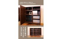 bono&nbsp;キャビネット&nbsp;幅117cm&nbsp;ウォールナット