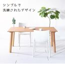 【シンプルモダン】&nbsp;セブンテーブル160&nbsp;オーク&nbsp;無垢材&nbsp;国産&nbsp;ダイニングテーブル&nbsp;大川家具
