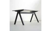 ダイニングテーブル&nbsp;SALA&nbsp;ビーチ無垢材&nbsp;ブラック&nbsp;棚付&nbsp;メラミン&nbsp;辻製作所&nbsp;大川市