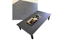 座卓&nbsp;折りたたみ&nbsp;テーブル&nbsp;完成品&nbsp;(熱・キズに強い)&nbsp;折り畳みテーブル&nbsp;長方形&nbsp;座卓&nbsp;150&nbsp;センターテーブル&nbsp;ローテーブル&nbsp;（アルベルブラック&nbsp;150&nbsp;×&nbsp;90&nbsp;）大川市&nbsp;大川家具