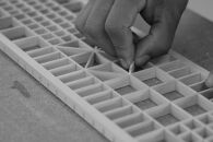 組子行燈&nbsp;雅&nbsp;3797/OAK