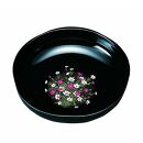 7.0寸&nbsp;梅型菓子鉢&nbsp;黒&nbsp;コスモス【YG83】