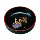 7.0寸&nbsp;菓子鉢&nbsp;黒&nbsp;金蒔絵&nbsp;ほまれ兜【YG85】