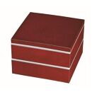 6.0寸&nbsp;二段重箱&nbsp;ななこ&nbsp;シール蓋・仕切り付【YG99】