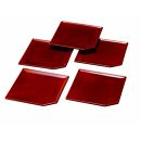 4.5寸&nbsp;角銘々皿&nbsp;両面春慶塗&nbsp;(5枚組)【YG120】