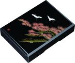 紀州漆器 加伏文庫 黒 飛祥 A4サイズ【YG215】