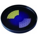 木製丸盆&nbsp;30cm&nbsp;黒&nbsp;天空花衣【YG394】