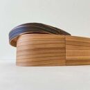 紀州塗り&nbsp;曲げわっぱ&nbsp;弁当箱&nbsp;九州杉&nbsp;焼杉加工［YS111］