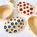 KISHU&nbsp;曲げわっぱ&nbsp;弁当箱&nbsp;OHANA2個セット&nbsp;ネイビーとボルドーセット［YS112］