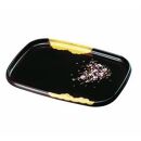長手盆 PC 42cm 溜 金雲さくら【YG11】