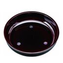 菓子鉢&nbsp;8.0寸&nbsp;溜&nbsp;貝張&nbsp;やまと梅【YG70】