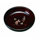 菓子鉢&nbsp;7.0寸&nbsp;菓子鉢&nbsp;石目塗&nbsp;クローバー【YG78】