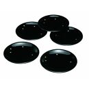 5.0寸&nbsp;銘々皿&nbsp;黒&nbsp;千鳥&nbsp;(5枚組)【YG111】