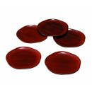 5.0寸&nbsp;梅型銘々皿&nbsp;春慶杢(5枚組)【YG123】