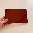 木製&nbsp;長角板&nbsp;敷板&nbsp;花台&nbsp;黒/朱&nbsp;6号(18cm)&nbsp;床の間&nbsp;和室&nbsp;和空間【YG351】