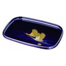 長手盆&nbsp;PC&nbsp;42cm&nbsp;紫雲杢&nbsp;雅鶴【YG416】