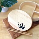 紀州漆器&nbsp;曲げわっぱ&nbsp;弁当箱&nbsp;一段&nbsp;わっぱんだ&nbsp;伝統工芸［YS157］