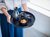 ROUND RAYSTRAY S墨漆 ｜トレー プレート お皿 皿 食器 インテリア
