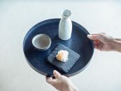 Round RaysTray S 藍漆 〜INDIGO URUSHI 〜 ｜トレー プレート お皿 皿 食器 インテリア