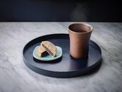 Round RaysTray S 藍漆 〜INDIGO URUSHI 〜 ｜トレー プレート お皿 皿 食器 インテリア