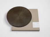 RAYS PLATE Round L 墨漆 ｜トレー プレート お皿 皿 食器 インテリア